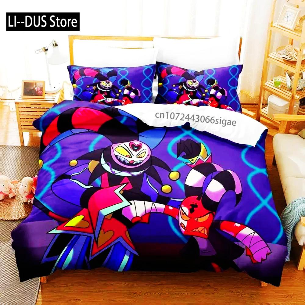 

Аниме Адский Босс Блиццо Постельный комплект Пододеяльник Комплект постельного белья Покрывало Наволочка Одеяло Кинг Сайз Квин Сайз Для мальчиков Взрослый 135x200cm