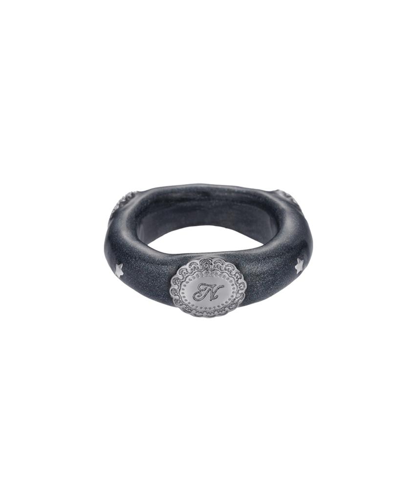 Nff Antheia Ring-Pearl Black