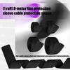Manșon Protector Furtun Hidraulic din Nailon Conducte de Protecție pentru Cabluri Electrice Casnice Protector Cablu Troliu Ușor de Utilizat