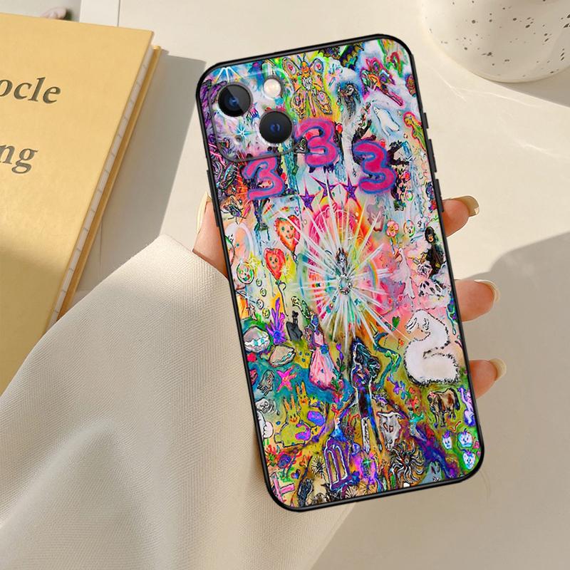 Bladee 333 Phone Case For iPhone 13 12 11 14 15 16 Pro Max Case For iPhone XR X XS Max Plus Coque Capa