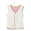 Women's Padded and Thickened Comfortable Home Warm Winter Short Section Pockets Slim Patch Pockets Vest Girlfriends' Wear Fashionable and Warm