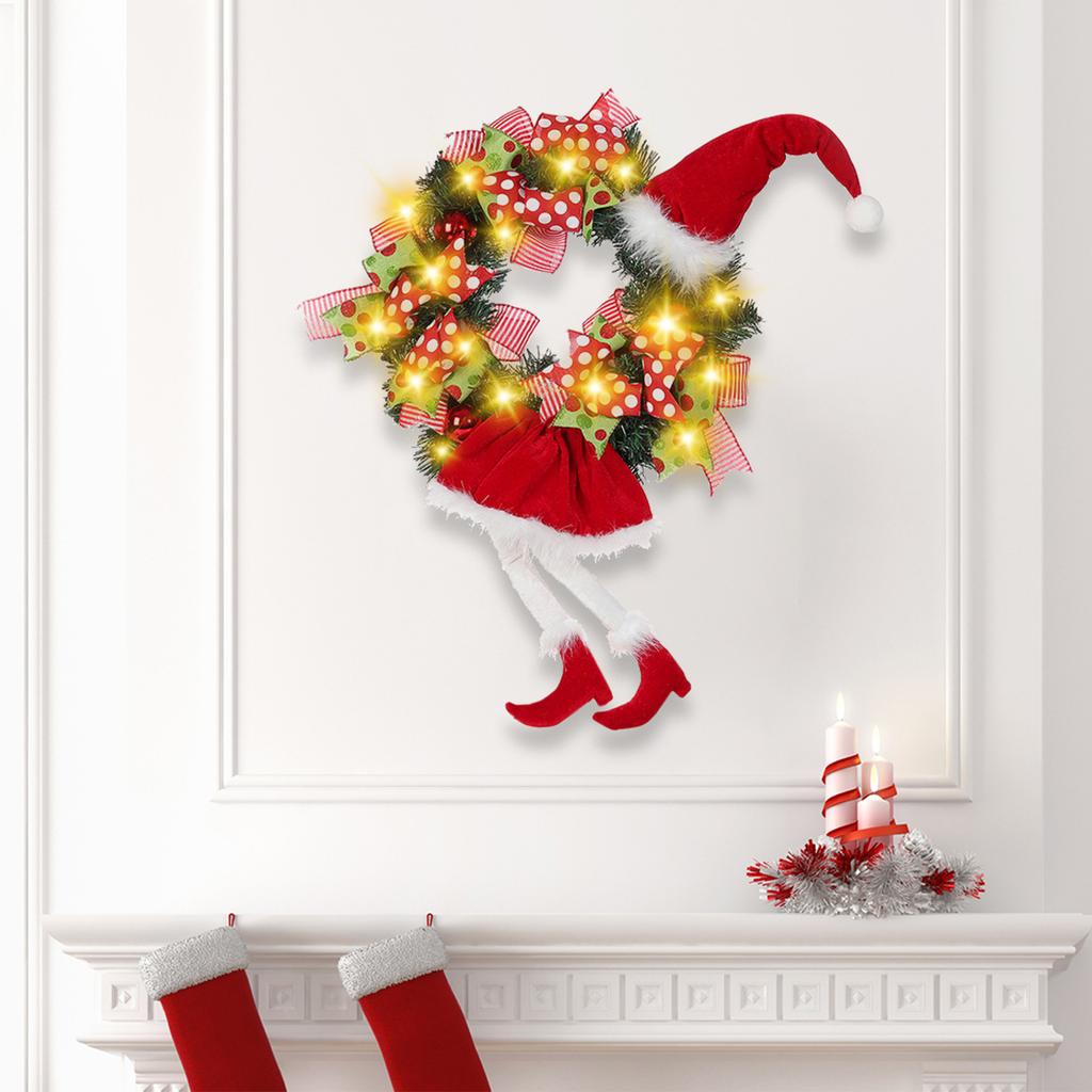 Christmas Wreath Boho Wreath Christmas Day Wreath Home Decoration Door Wall Decoration