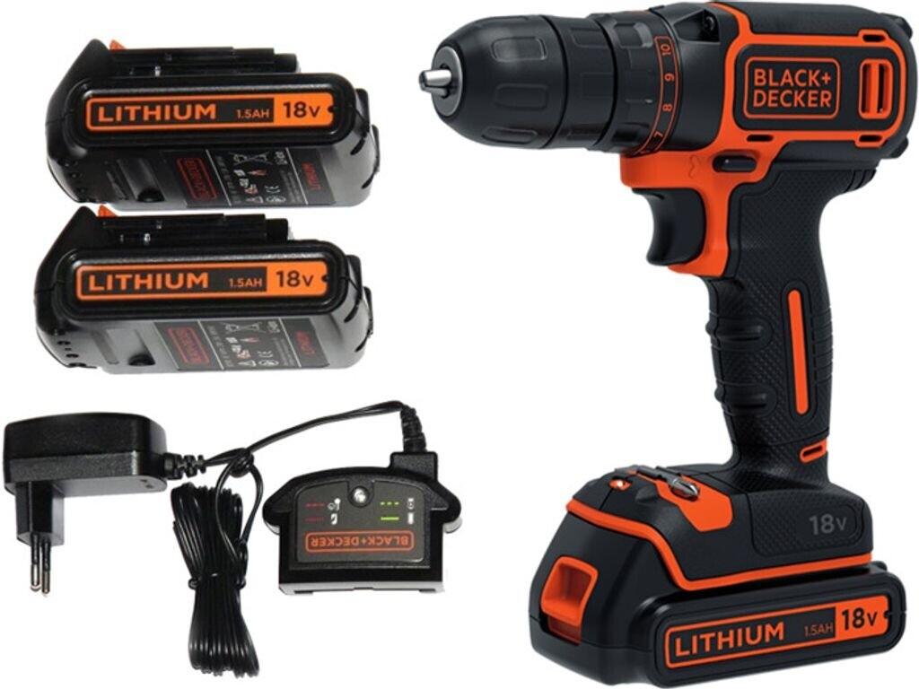 Дрель-шуруповёрт Black & Decker BDCDC18B-QW