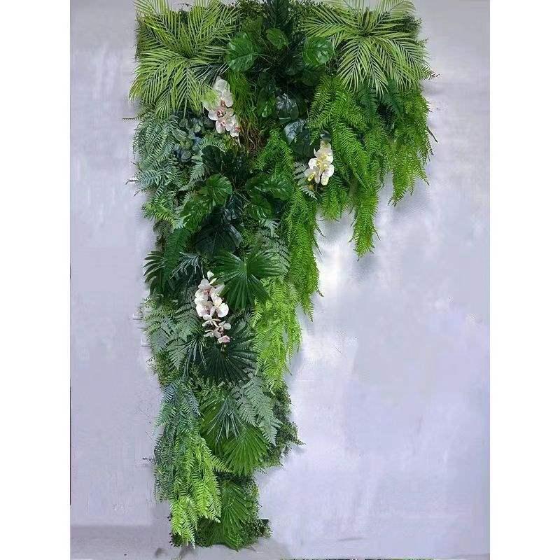 Artificial Green Wall with Roses for Indoor/Outdoor Decor