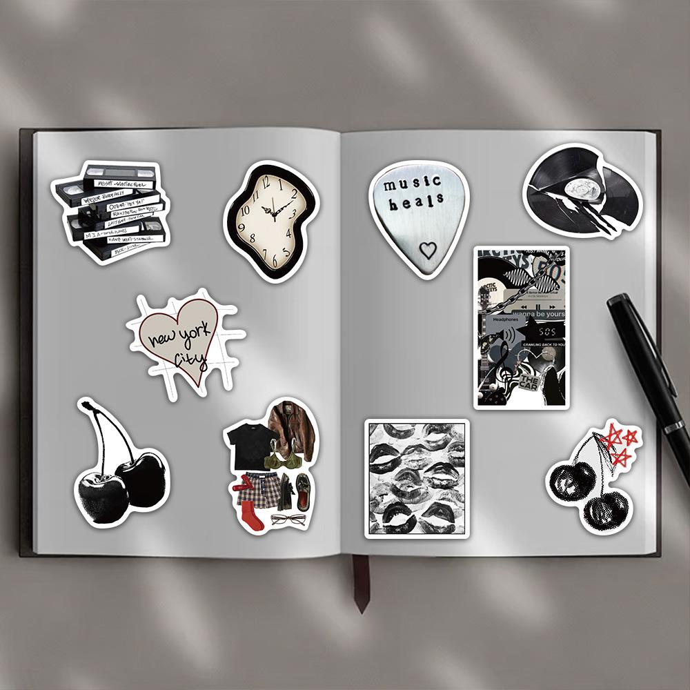 50Pcs/Set Downtown Y2K Girls Art Series 03 Waterproof Stickers DIY Fashion Doodle Decals Stickers