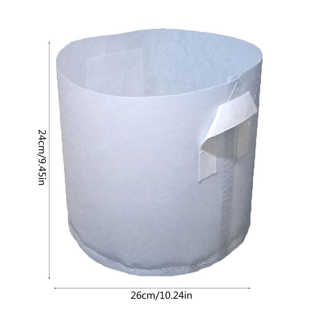 10PCS Nursery Growing Bags Large Biodegradable Non-Woven Fabric Seedling Grow Bag Starting Pots Pouch for Planting