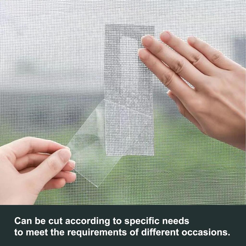 Self Adhesive Mesh Roll Household Self-adhesive Patching Screen Window Net Toilet Floor Drain Anti Clogging Sink Filter Net