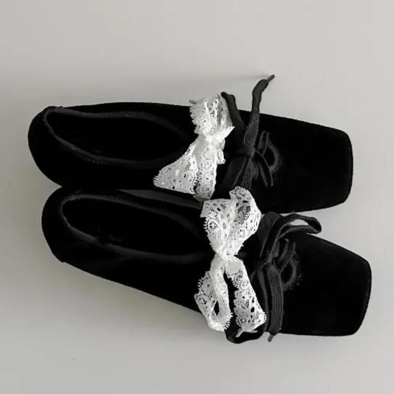 

Fashion French Style Low Heel Mary Jane Shoes for Women Fashion Faux Suede Lolita Square Toe Lace Up Chunky Heel Casual Designer Shoes 40 чёрный