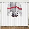 Curtains Starry Sky Astronaut Digital Printed Curtains Blackout Punched Bedroom