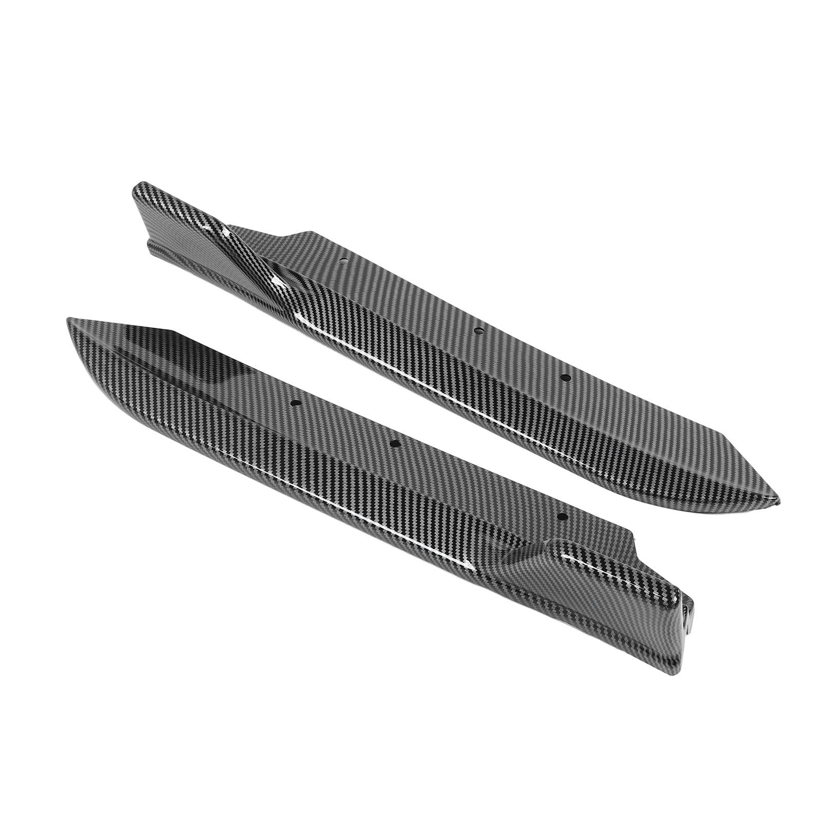 1 Paar Diffusor Spoiler Achterbumper   Bestandige Auto Achterbumper Lip Splitter voor 3 Serie E90 Standaard 2005‑2012
