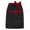 Solid Color Chef Apron Dacron Household Cleaning Apron Modern Half-length Short Apron