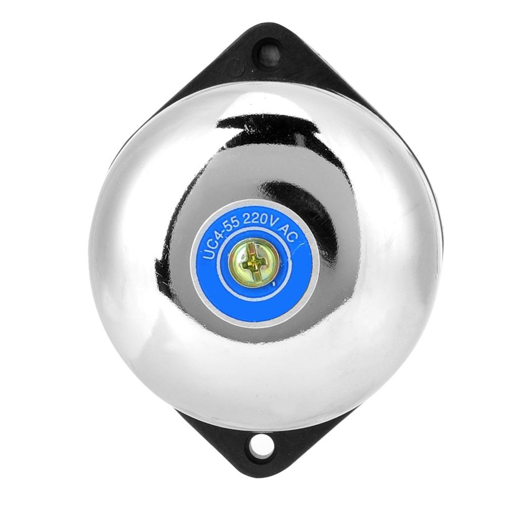 אות זמן פעמון חשמלי 2 אינץ' סוג מכה פנימית פעמון אזעקת אש ללא ניצוץ 220V 5W טבעת חשמלית נירוסטה אזעקת אש