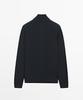 Masimodutti Zipper Detail Turtleneck Knit Sweater