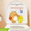 Waterproof Cute Cat Toilet Cover Stickers - Funny, Self-Adhesive, Personality Decor for Bathroom Walls