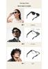 AI Smart Glasses with Metal Frame: 800W Camera, Video & Photo, Voice Recording, Translation, Music