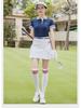 Women's Summer Lapel Golf T-Shirt - Korean Style Short-Sleeved Sports Top