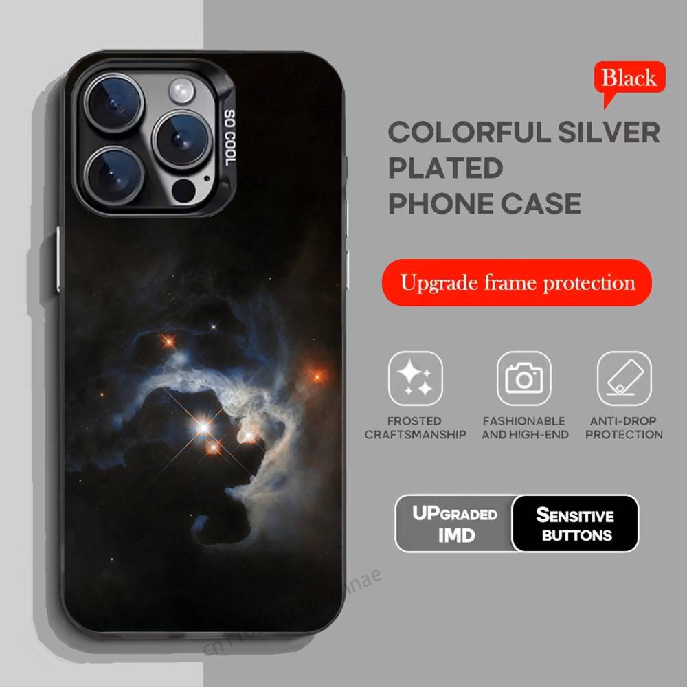 Earth Stars Space Phone Case for iPhone 17 11 12 Pro Max Plus Mini Air SE  16e 14 15 16 13 Soft Shell