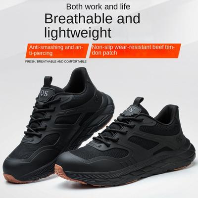 Labor Insurance Shoes, Smash-proof and Puncture-proof, Lightweight, Wear-resistant and Non-slip, Work Shoes, Safety Shoes