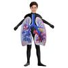 Human Organ Costume Sponge Suit Jumpsuit Brain Liver Uterus Heart Cosplay Emotional Organ Theme Party Attire Halloween Costume