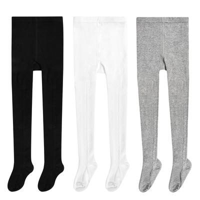 MooMoo Baby Babystrumpfhosen, 3er-Set, Baumwolle, für Mädchen und Jungen, Dehnbar, Weich, Atmungsaktiv und Warm für Neugeborene und Kleinkinder
