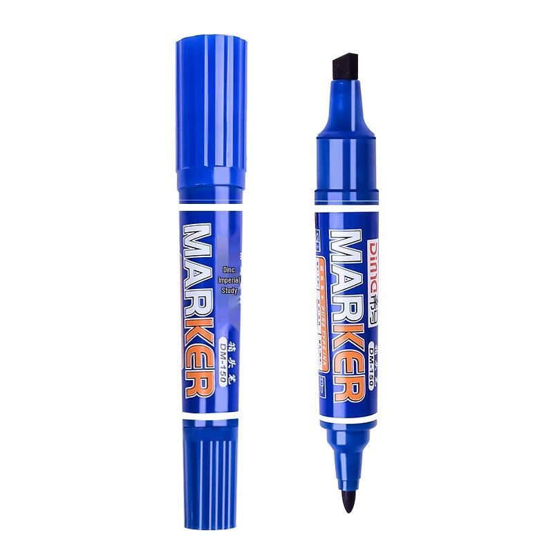 

Dima Large Double-Head Oil-Based Marker - Logistics, Advertising, Supermarket Price Tag & Painting Pen синий