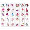 66 ks Květina Motýl Body Art Dočasné Tetování Nálepky Vodotěsné Tetování