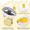 Telescopic Pen Bag Pencil Storage Holder Cute Boba Milk Tea Makeup Brush Stand Portable Stationery Case Home Organization Pouch