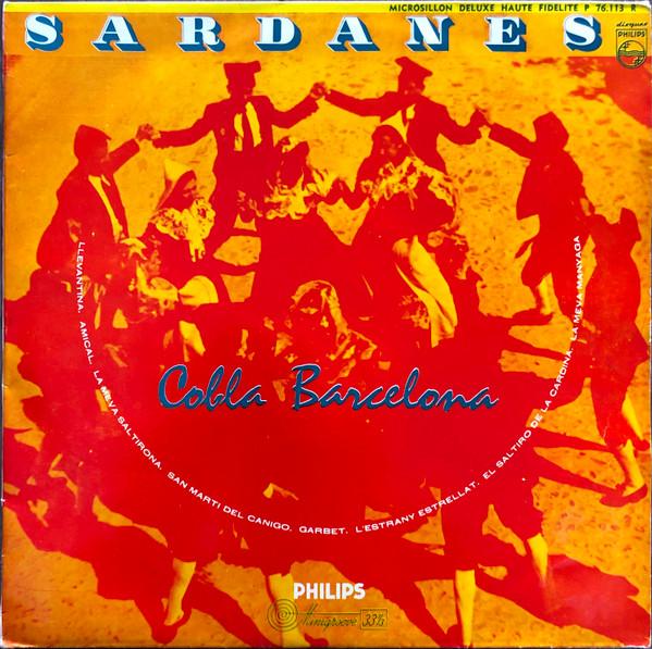 

10inch Record COBLA BARCELONA - Sardanes P76113R Philips France Folk Used