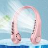 Daiosportswear Special Offers Portable Bladeless Neck Fan with Rechargeable Battery and Wearable Design Pink