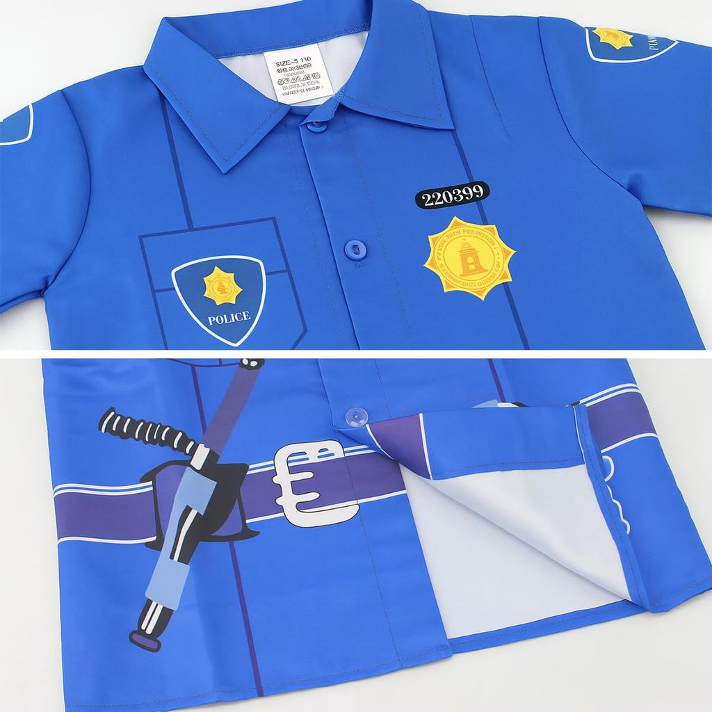 Pretend Police Halloween Accessories [monoii] Toys, Play, Cosplay, Kids' Costumes,