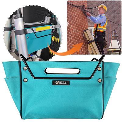 Teleskopleiter Werkzeugtasche Werkzeugorganizer Wasserdichte Oxford-Stoff Werkzeugtasche Multifunktional für Zimmermann Klempner Elektriker