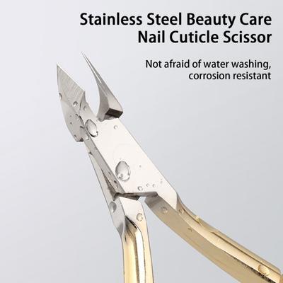 Nagelhautschere, scharf, rostfrei, gute Belastbarkeit, dichter Verschluss, Peeling, abgestorbene Haut, Nagelknipser, Nagelkunstschere, Maniküre-Shop-Zubehör