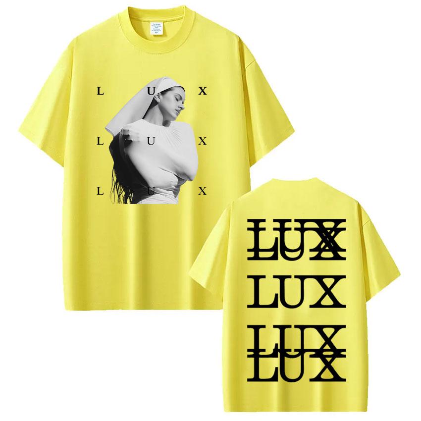 Singer Lux Rosalia Fashion Print Tshirt Unisex Unisex Harajuku Clothing Tshirts Shortsleeved Casual Cotton Tshirts Streetwear