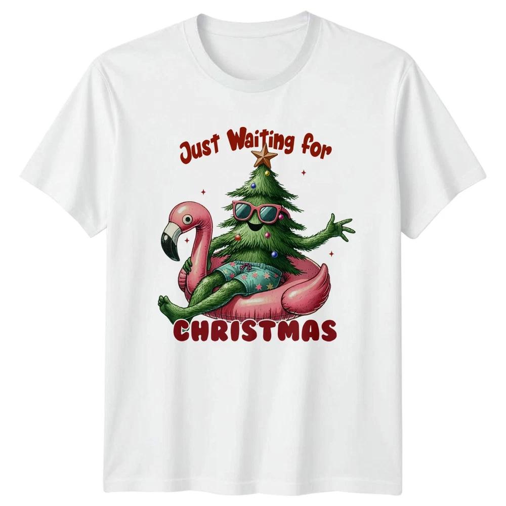 Just Waiting For Christmas Holiday Christmas Unisexs TShirt Unisexs Tee Top S