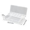 Adjustable Temperature Resistant Fishing Tool Organizers Double Layer Fishing Baits Storage Case with Secure Latches