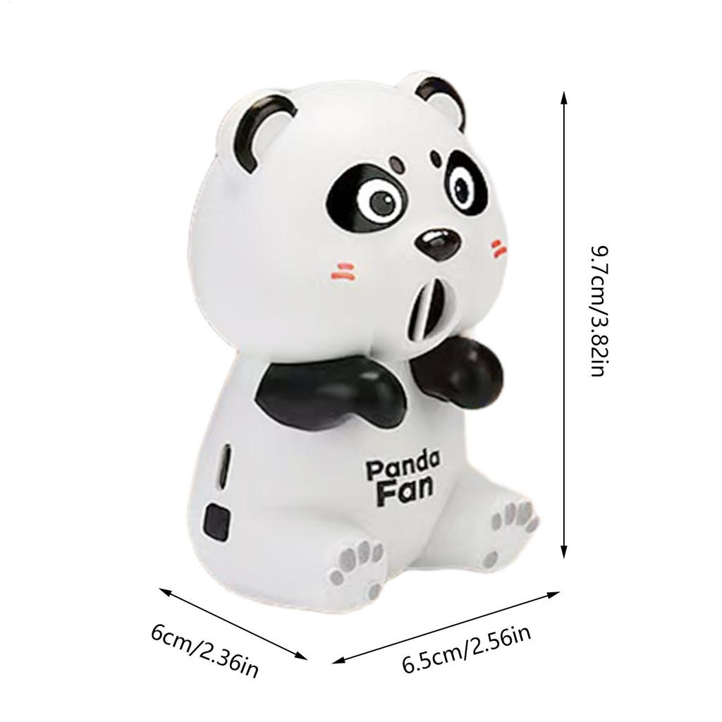 Mini Food Cooling Fan 3 Speeds Cute Animal Portable USB Rechargeable Clip-On Personal Fan for Soup Stew Coffee Tea Baked Goods