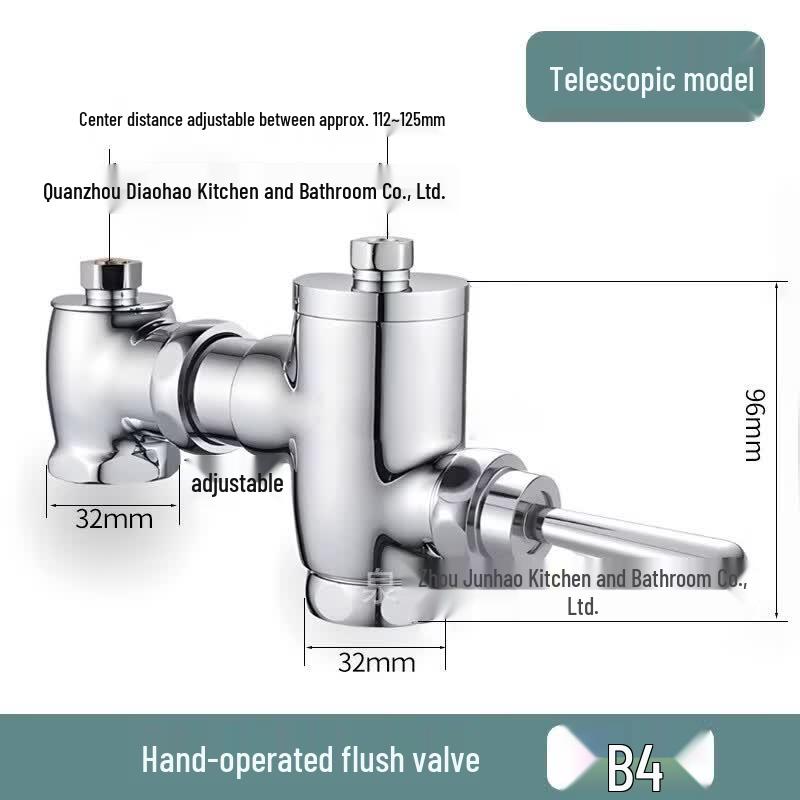 YouShu Commercial Squat Toilet Flush Valve
