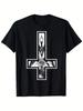 Tricou 180g Baphomet Cruce Inversată Ocultism Satanism Hail Satan