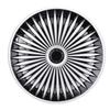 4 Pcs 17in Hubcaps Stylish Look Wear Proof ABS Universal Fit Snap On R17 Wheel Rim Cover for Most Cars Truck SUV