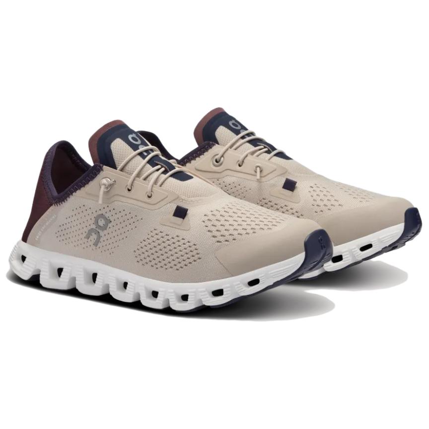On Cloud 5 Coast Comfortable Versatile N-Slip Wear-Resistant Low-Top Lifestyle Casual Shoes Women Sneaker Sand-Purple 3WD10542835