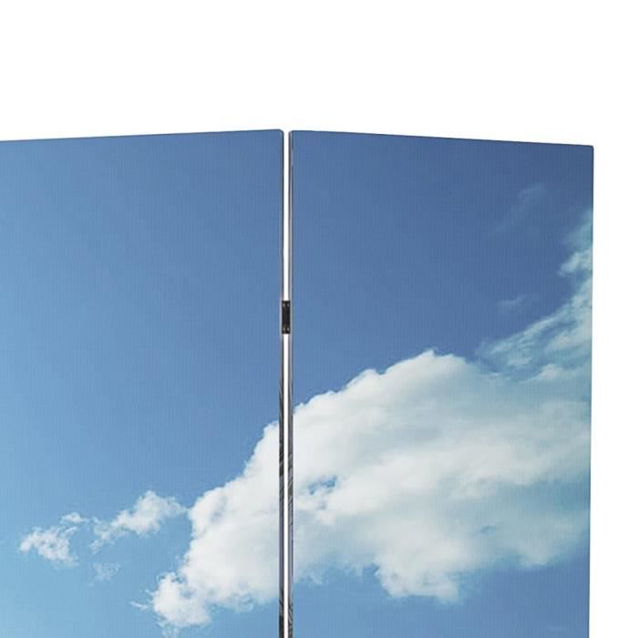 VidaXL Cloison de séparation pliable 200 x 170 cm Plage