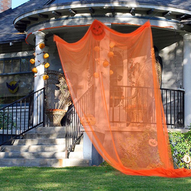 

Halloween Hanging Skull Ghost Door Curtain Haunted House Decoration Ghost Ornament Indoor Outdoor Decor помаранчевий