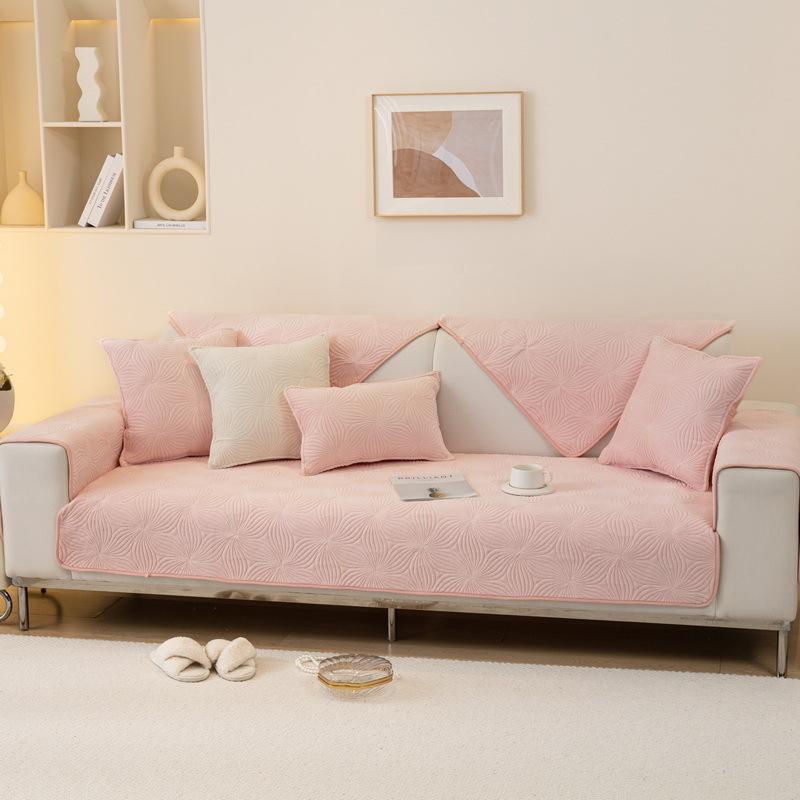 Quilted Flower Sofa Cushion Four Seasons Universal Thickened Non-Slip Cushion Plush Seat Cushions Sofa Cover