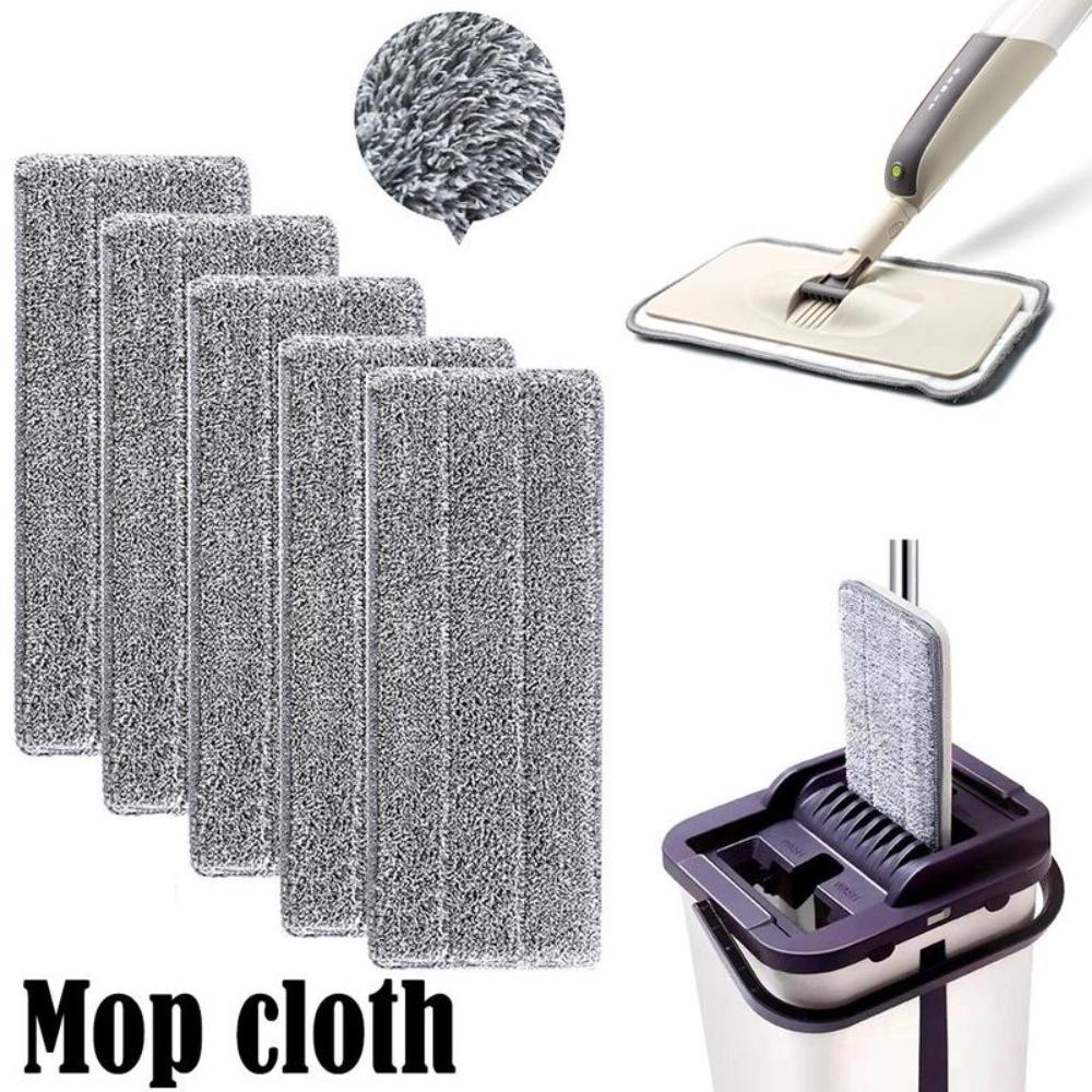 

Reusable Microfiber Mop Pad Dust Household Cleaning Pad Durable Mop Replacement Pads 32*12cm-Single Head