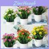 Lifelike Artificial Potted Flowers Perfect For Stylish Indoor And Outdoor Home Decor