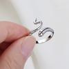 Knitting Tools Fox/Snake Adjustable Knitting Loop Crochet Ring Thimble Ring Finger Wear Yarn Guides