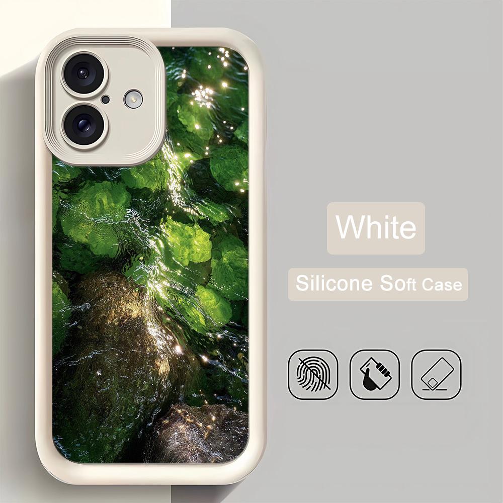 Wave Light Water Surface Phone Case For IPhone 17 Air 16 15 14 Plus 13 12 11 Pro Max Shockproof Cover Case Funda 16 15 14 Plus