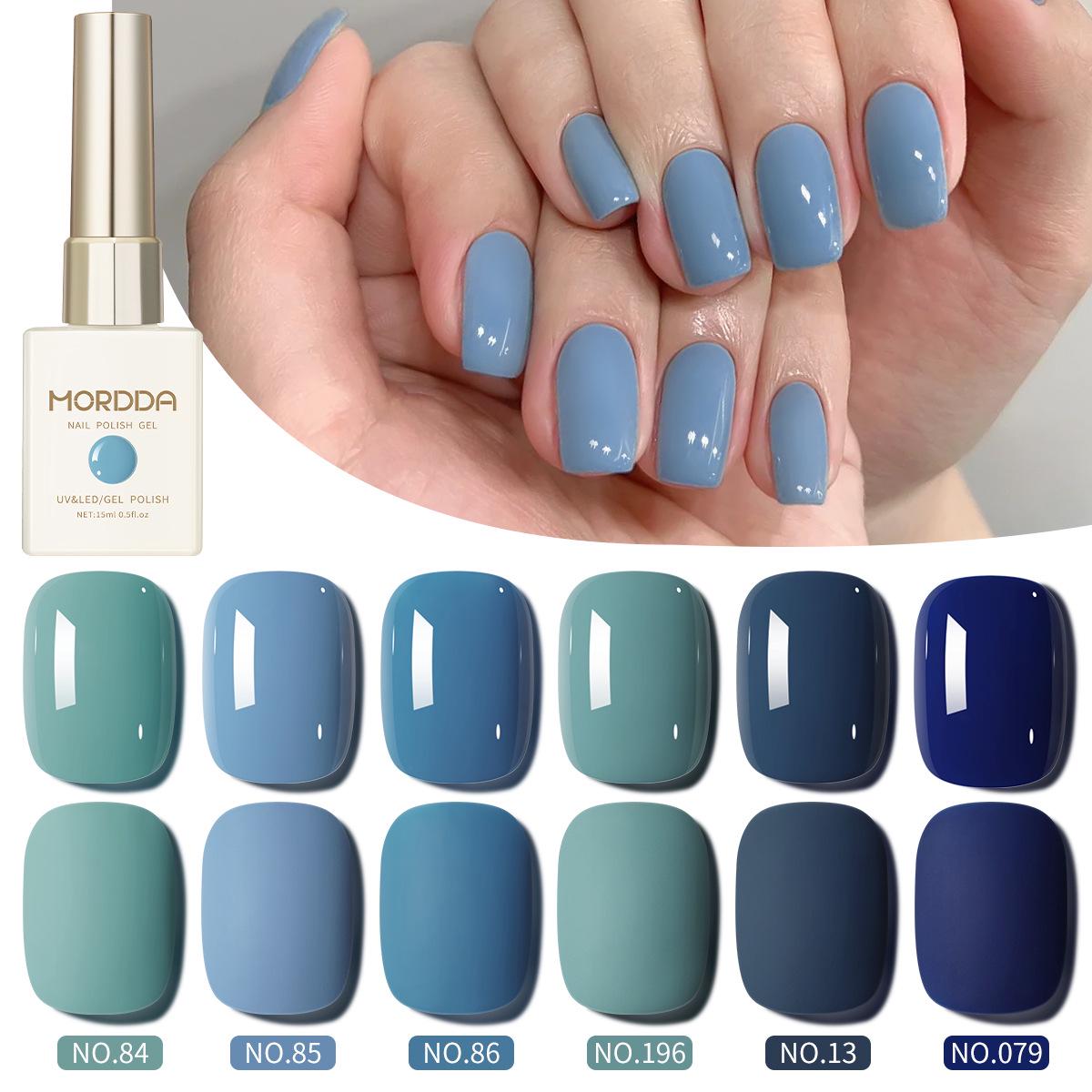 

Набор гель-лаков серии «Синий»: 2025 Популярные Отбеливающие Дымка и Темно-синий для Ногтевых Салонов