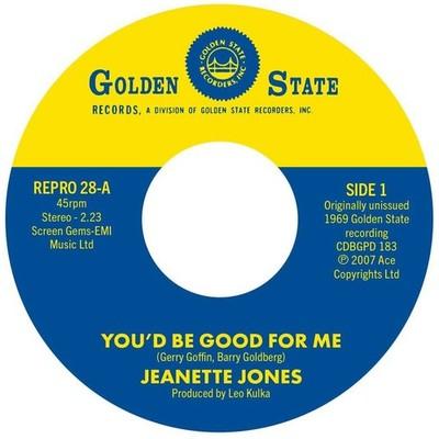 

7inch Record JEANETTE JONES - You d Be Good For Me / Cut Loose REPRO28 REPRO 2025 UK Soul/Funk