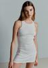 Minasong Essential Rib Dress - White
